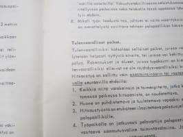 Paloturvallisuusopas - Rauma-Repola Oy - Rauman Tehtaat -fire protection guide