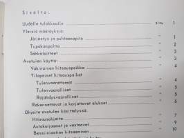 Paloturvallisuusopas - Rauma-Repola Oy - Rauman Tehtaat -fire protection guide