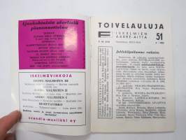 Toivelauluja 51 -popular songs