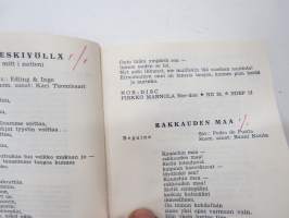 Toivelauluja 51 -popular songs