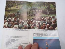 Tampere -matkailuesite / travel brochure