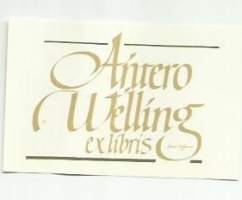 Antero Welling - Ex Libris