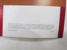 Chrysler 300C 2006 -myyntiesite / sales brochure