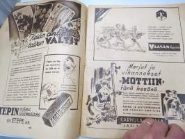 Suomen Kuvalehti 1943 nr 27 -3.7.1943, Tämän kesän ylioppilaita (sotilaspuvuissa), Pekka Peitsi - Riitelevät ranskalaiset, Lomakylä Punkaharju, Väestökysymys, ym.