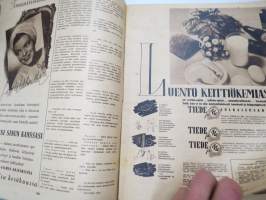 Suomen Kuvalehti 1943 nr 27 -3.7.1943, Tämän kesän ylioppilaita (sotilaspuvuissa), Pekka Peitsi - Riitelevät ranskalaiset, Lomakylä Punkaharju, Väestökysymys, ym.