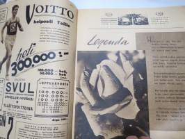 Suomen Kuvalehti 1943 nr 27 -3.7.1943, Tämän kesän ylioppilaita (sotilaspuvuissa), Pekka Peitsi - Riitelevät ranskalaiset, Lomakylä Punkaharju, Väestökysymys, ym.