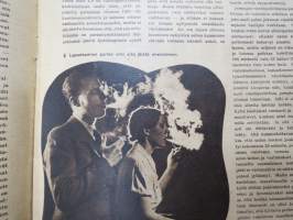 Suomen Kuvalehti 1943 nr 27 -3.7.1943, Tämän kesän ylioppilaita (sotilaspuvuissa), Pekka Peitsi - Riitelevät ranskalaiset, Lomakylä Punkaharju, Väestökysymys, ym.