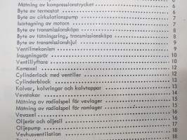 Volvo Penta Aquamatic 150 motorenhet AQ 150 - 150A - 150B verkstadshandbok -korjaamokäsikirja ruotsiksi /  -shop manual in swedish