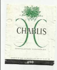 Chablis Alko nr 480 - viinietiketti viinaetiketti