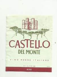 Castello Alko nr 456 - viinietiketti viinaetiketti