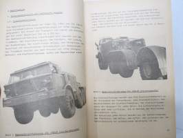 Spezialkraftfajrzeug ZIL 135 Beschreibung und Nutzung  -sotilasuorma-auto ZIL, käyttöohjekirja saksaksi / special military vehicle, manual