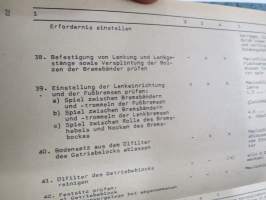 Mehrzweck- Zug- und Transportmittel MT-LB und Basisfahrzeug MT-LBu Wartungstechnologie -huolto-ohjekirja / service