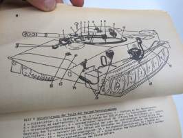 Schwimmpanzer PT 76, PT 76B, Schützenpanzerwagen SPW 50PK, SPW 50PU und Basisfahrzeug PT 76 Nutzung -kuljetuspanssarivaunut, käyttöohjeet, toiminta