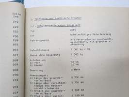 Schützenpanzerwagen 40P2 Beschreibung -suojapanssarivaunu, yleiskuvaus  -tank manual