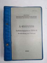 Aufklärungspanzer BRM 1K Beschreibung und Nutzung -raivauspanssarivaunu, yleiskuvaus, käyttö  -tank manual