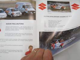 Suzuki Rally Team Finland Ari Montonen - Timo Sallinen 1990 / Suzuki Swift GTi -myyntiesite / brochure