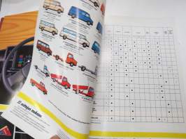 Peugeot J5 1986 -myyntiesite / sales brochure