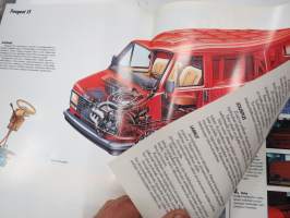 Peugeot J5 1986 -myyntiesite / sales brochure