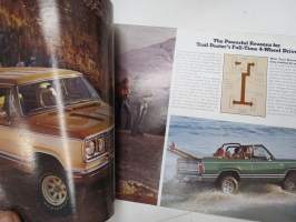 Plymouth Trail Duster 1977 -myyntiesite / sales brochure