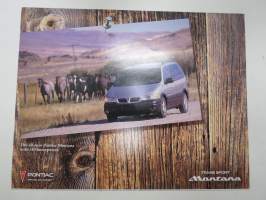 Pontiac Trans Sport Montana -myyntiesite / sales brochure