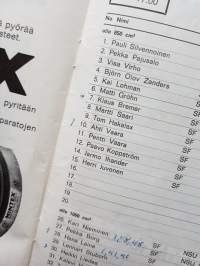 VI  Keimolanajo 9.6.1968 klo 17.00 - FORMULA VEE EUROPA CUP - järjestää Helsingin Urheiluautoilijat