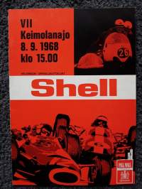 VII  Keimolanajo 8.9.1968 klo 15.00 - järjestää Helsingin Urheiluautoilijat