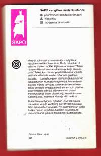 Kuolema kanavalla, 1980. SAPO 245. Perinteinen dekkari