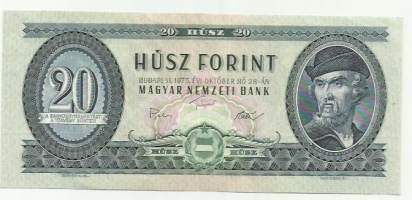 Unkari  20 Forint 1975-80 seteli
