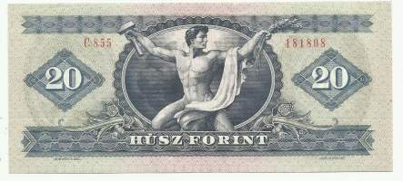 Unkari  20 Forint 1975-80 seteli