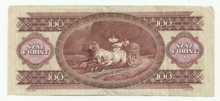 Unkari  100 Forint 1957-89 seteli