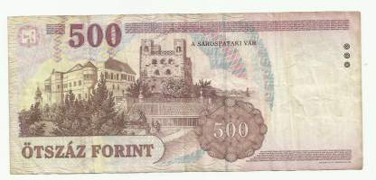 Unkari  500 Forint 2001 seteli