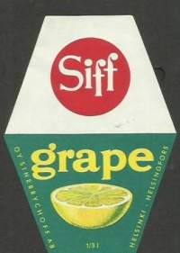 Grape  - juomaetiketti