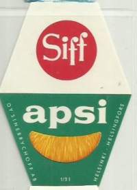 Siff Apsi - juomaetiketti