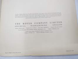 Rover 95 &amp; 110 models -myyntiesite / sales brochure