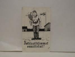 Sotilaallisimmat onnittelut! - kenttäpostia