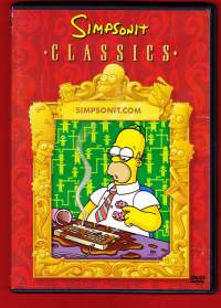 Simpsonit - Classics. 6 x DVD - Rikos ja rangaistus -Simpsonit vastaan muu maailma - Too hot for TV - Taivas ja helvetti - Simpsonit.com - Homerin viimeinen kiusaus