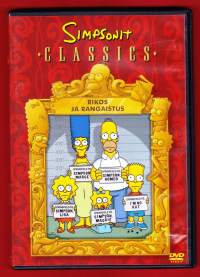 Simpsonit - Classics. 6 x DVD - Rikos ja rangaistus -Simpsonit vastaan muu maailma - Too hot for TV - Taivas ja helvetti - Simpsonit.com - Homerin viimeinen kiusaus