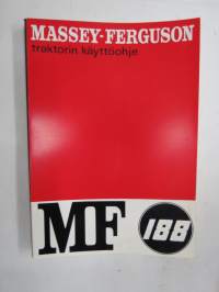 Massey Ferguson 188 traktori -käyttöohjekirja + varaosakuvasto