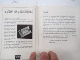 Vauxhall Victor Modell F 1959 instruktionsbok -käyttöohjekirja