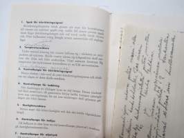 Vauxhall Victor Modell F 1959 instruktionsbok -käyttöohjekirja