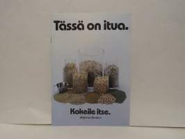 Tässä on itua - esite