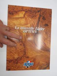 Ligier Optima -myyntiesite / sales brochure
