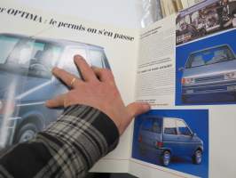 Ligier Optima -myyntiesite / sales brochure