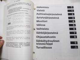 OMC Johnson - Evinrude outboards mallit - 125C, 130, 200, 225, 250, 300 90 LV - Huolto-ohjekirja -service manual in finnish