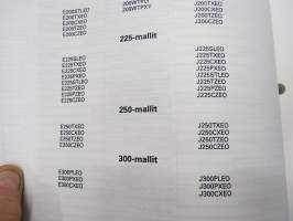 OMC Johnson - Evinrude outboards mallit - 125C, 130, 200, 225, 250, 300 90 LV - Huolto-ohjekirja -service manual in finnish