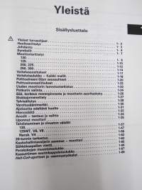 OMC Johnson - Evinrude outboards mallit - 125C, 130, 200, 225, 250, 300 90 LV - Huolto-ohjekirja -service manual in finnish