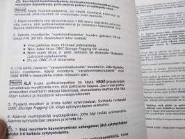 OMC Johnson - Evinrude outboards mallit - 125C, 130, 200, 225, 250, 300 90 LV - Huolto-ohjekirja -service manual in finnish