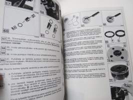OMC Johnson - Evinrude outboards mallit - 125C, 130, 200, 225, 250, 300 90 LV - Huolto-ohjekirja -service manual in finnish