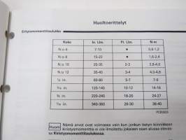OMC Johnson - Evinrude outboards mallit - 150, 150C, 175 - Huolto-ohjekirja -service manual in finnish