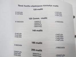 OMC Johnson - Evinrude outboards mallit - Kiertohuuhd. 90 V 120-140, 185-225, 250, 300 - Huolto-ohjekirja -service manual in finnish